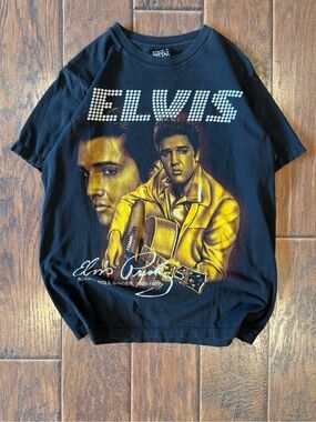 Vintage Y2K Elvis Presley Memorial Shirt